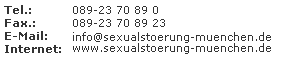 Sexualstoerung München